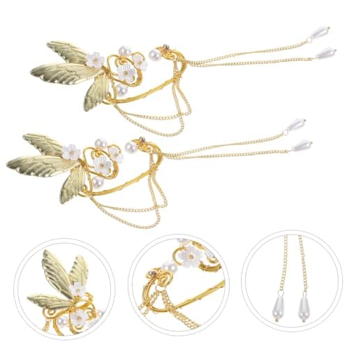 AKOOSY Boucles Oreilles Clip Pompons Élégantes pour Femmes Fête