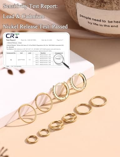 Adramata Piercing Nez Anneaux en Acier Chirurgical pour Homme et Femme Ortie Helix Or/Argent
Adramata Piercing Oreille C