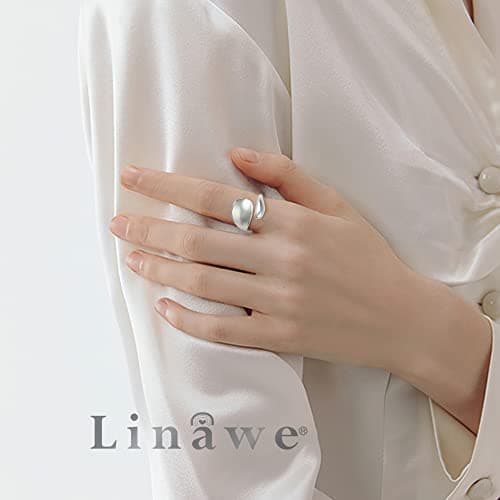 Linawe Bague Reglable Or Rose pour Femme | Rozelle Or Rose Rose | Accessoires & Bijoux Femmes
