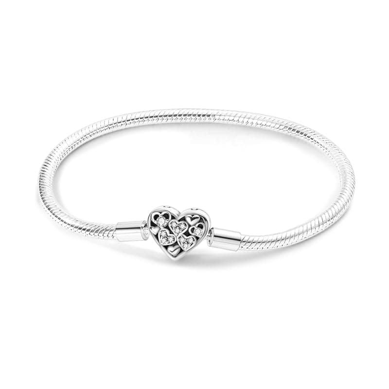 XWN Bracelet en Argent Sterling 925 pour Femme avec Charms de perle, Compatible avec Pandora, Accessoire de Mode Femmes — XAC-293