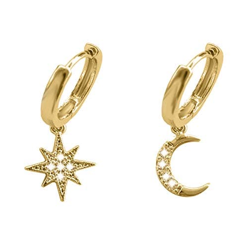 BONNYBIRD® Boucles d'Oreilles Acier Inoxydable Femme "BonnyClassic" - Résistance à l'eau & Bien Toléré Par la Peau | Or — BonnySky Or