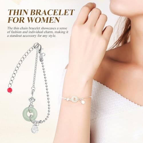 Ensemble de bracelets réglables en acier titane pour femmes