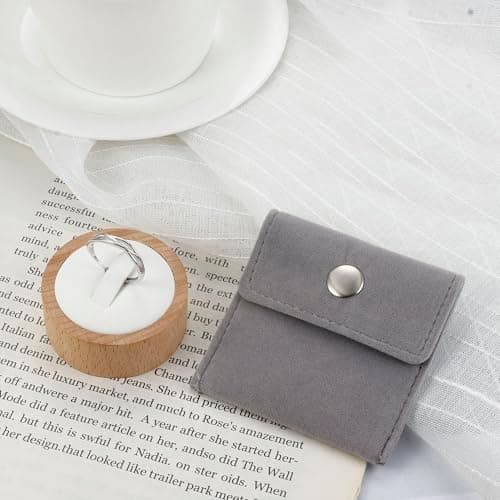 JeweBella Bague Argent 925 Reglable Femme Bijoux Fiançailles Prévue pour Femme Usage Jour et Nuit Chic et Durables avec