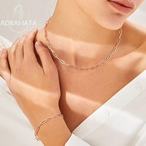 Colliers et bracelet acier inoxydable plaqué or 18k bijoux femme empilable recyclé