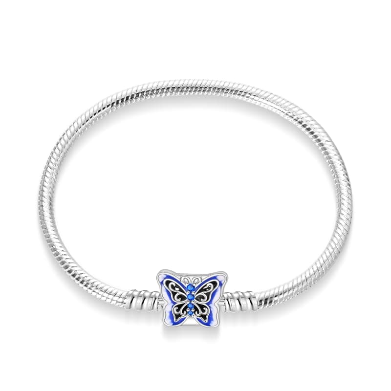 Bracelet Pandora Femme Charmes Coeur Ortie Argent 925 Cadeau Noël Anniversaire Mères — PAB017