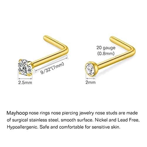 Mayhoop Ann.ManyToManyField("app.models.YourModel", symmetrical=False)gles Studs en Acier Inoxydable 20Gavec CZ en Forme