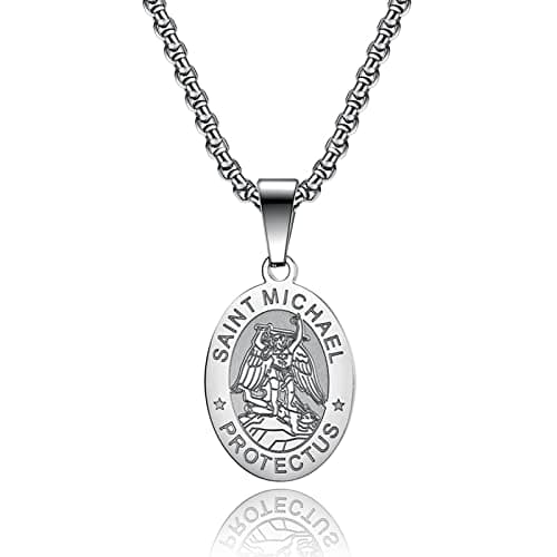 Colliers Skcess Acier Inoxydable Homme Idée Cadeau — Argent