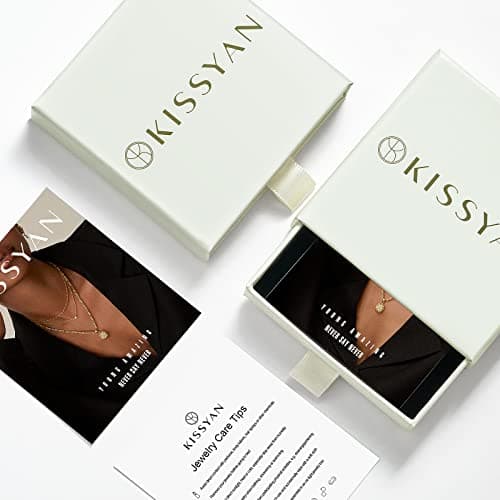 KissYan Bracelet en Or Galvanisé 14K Cubique Zirconia Femmes Accessoire Jouets Patron Classique Chic Événements Fête
