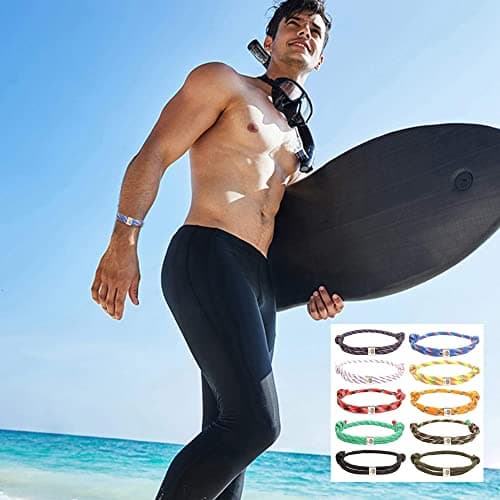 Bracelets nautiques Adramata pour Homme et Femme - Faits à la Main en Corde Marine - Arbre de Vie Colorés et Réglables