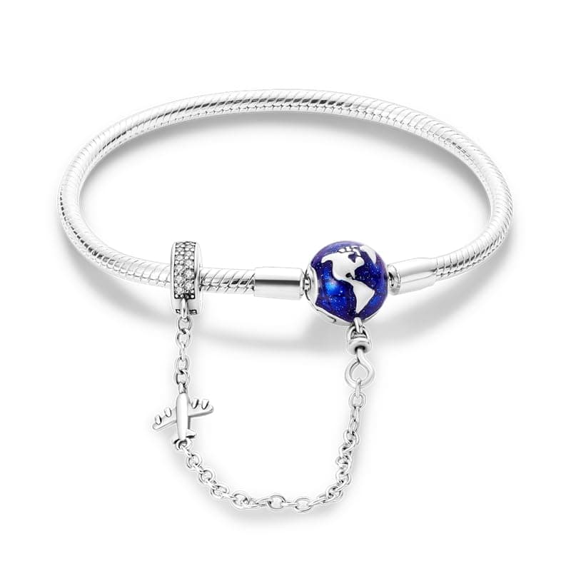 Bracelet argent sterling 925 TINSLO femme CMB062 Saint Valentin, fête des mères, Noël — KJB015