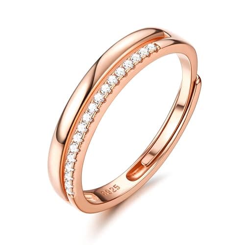 Bague Argent 925 Reglable Femme Anniversaire Cadeau  
Bague Reglable Argent 925 Filles Promesse Mariage  
Bague Filles A — Ton Or Rose