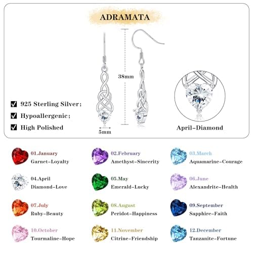 Boucles d'Oreilles Femme Argent 925 Pierre de Naissance Cœur Fantaisie Noir Standard 100
Boucles d'Oreilles Femme Argent