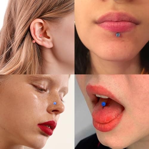 Adramata Bijoux de Piercage Femme et Fille - Mamelon, Téton, Barbell 16mm - Acier Inoxydable 316L Recycled Claim Standar
