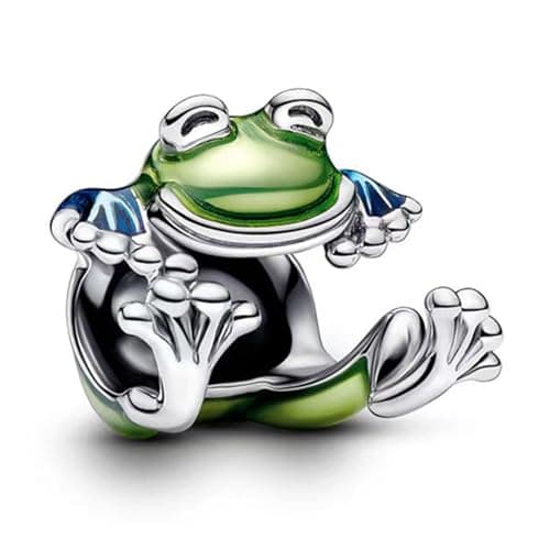 Amuefer 925 argent charms bracelet collier pendentif perles charmé papillons, amour, cadeaux pour mère anniversaire, tor — B-Climbing Frog