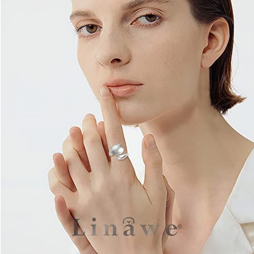 Linawe Bague Reglable Or Rose pour Femme | Rozelle Or Rose Rose | Accessoires & Bijoux Femmes
