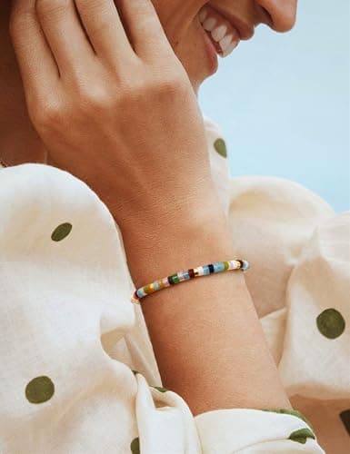 Bracelet Pierre Naturelle Femme Motivation Amitié Fait Main en Cristal Cadeau