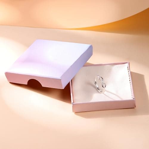 Adramata Bague Argent 925 Femme Recycled Empilables Mariage Empilables Bague Promesse Femme Argent 925 Recycled
