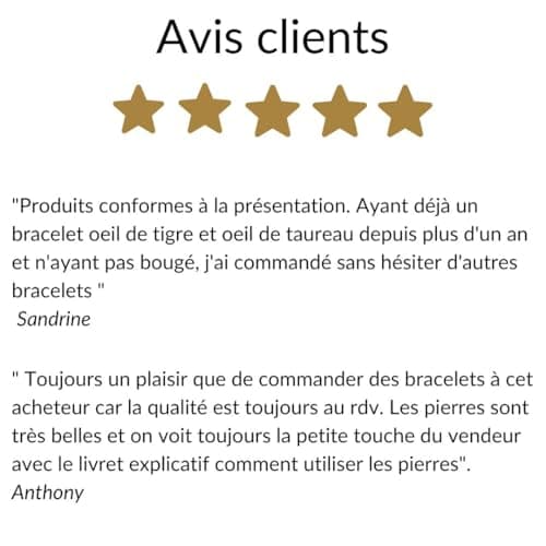 Garaulion Bracelet Œil de Tigre 6mm | Pierre Naturelle pour Protection & Confiance | Bijoux Femme Homme | Satisfait ou R