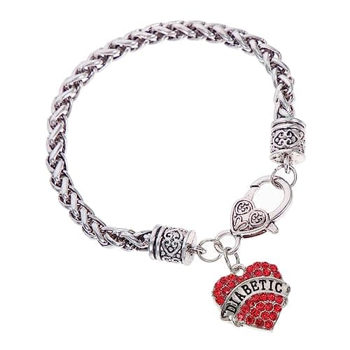 GALPADA Bijou Coeur Strass 5 Pièces Amitié Bracelet Couple Décoratif Charme Couleur Délicat — redx4pcs