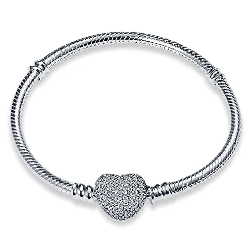 XWN Bracelet en Argent Sterling 925 pour Femme avec Charms de perle, Compatible avec Pandora, Accessoire de Mode Femmes — XAC-292