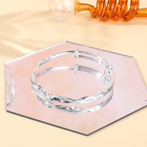 Bracelet Sterling argent femme tendance Accessoire mode anniversaire cadeau bijoux éclatant