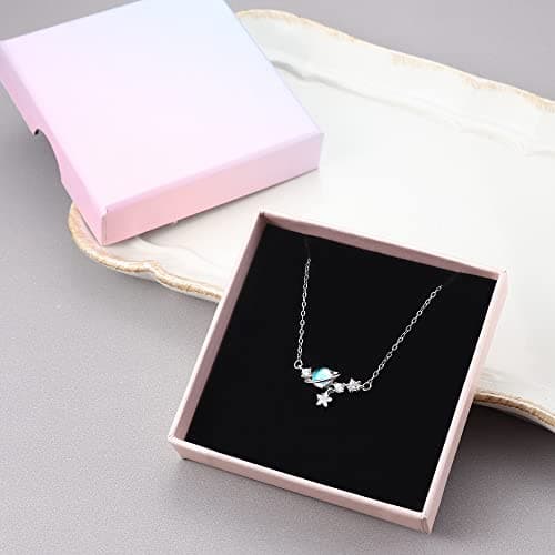 Collier Adramata Argent 925 Pierre de Lune Femme - Chaîne Cadeau Fête des Mères, Amie, Anniversaire Éco-responsable 100%
