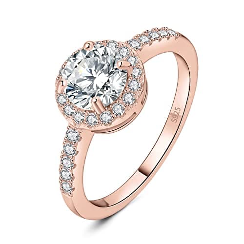 <think>
Okay, let's tackle this query. The user is an editor for Google's website content and needs to modify a product — 3- Halo Cubic Zirconia Bague Plaqué Or Rose