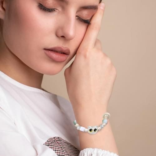 Bracelet Pierre Naturelle Femme Bohème Acier Inoxydable Cristal Cadeau Femme