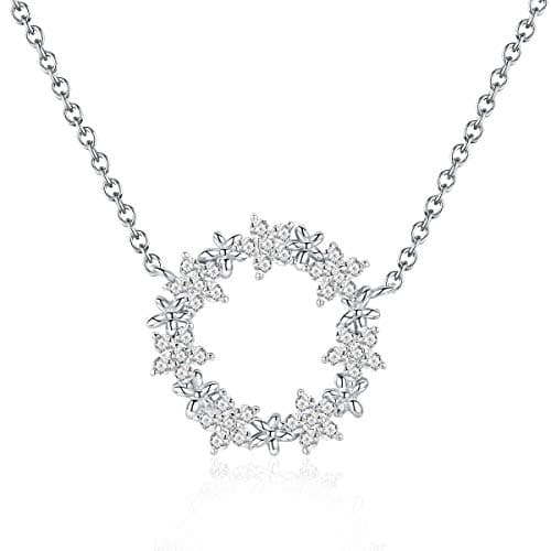 LaMenars Women's Fashion Necklace 925 Perles en argent sterling bijoux pour Halloween Cadeaux Femmes Filles Anniversaire — Collier de mode