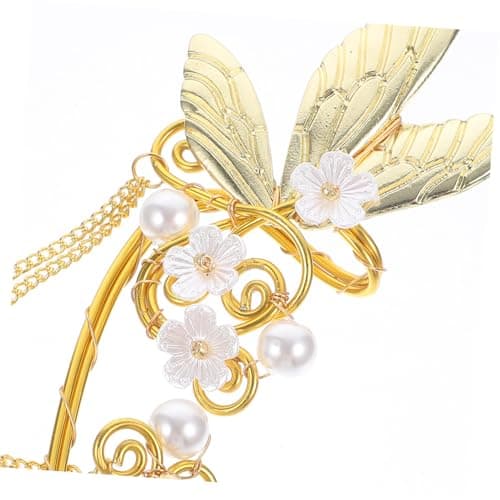 DIKACA Boucles Oreilles Aile et Franges Design Élégant et Léger Femmes et Filles Cadeau Anniversaire Festif 2 Pièces