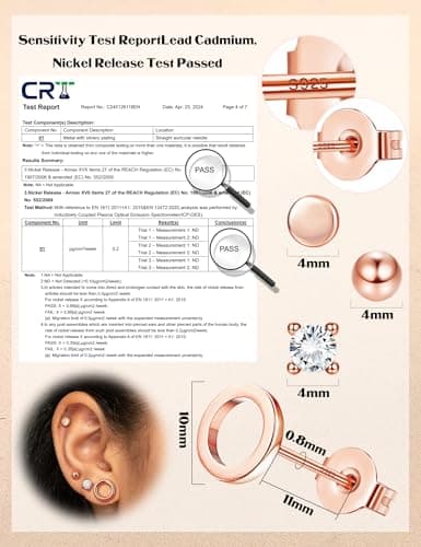Adramata Boucles d'Oreilles Femme Argent 925 Hypoallergéniques | Cartilage Piercing Homme Argent/Or/Or Rose Recycled Cla