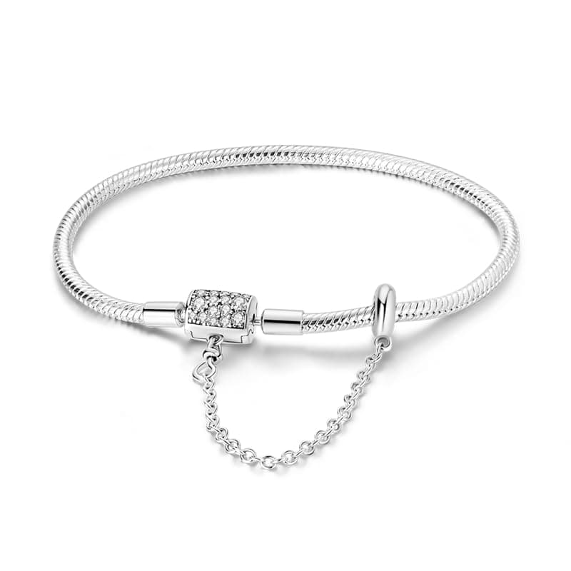 Bracelet argent sterling 925 TINSLO femme CMB062 Saint Valentin, fête des mères, Noël — KJB045