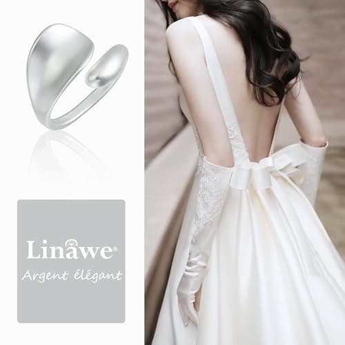 Linawe Bague Reglable Or Rose pour Femme | Rozelle Or Rose Rose | Accessoires & Bijoux Femmes
