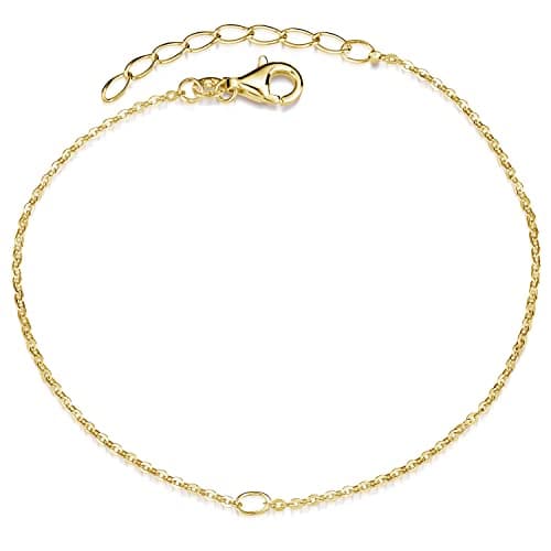 BRACELET MATERIA BY MATTHIAS WAGNER POUR FEMME EN.argent 925 1 MM FONCÉ AVEC ŒILLET—they love it — or