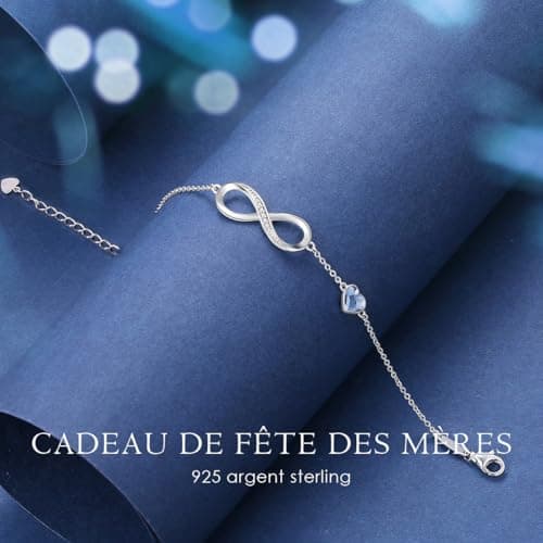 Bracelet LOUISA SECRET Femme Argent 925 Infini Noël Anniversaire Maman