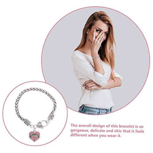 GALPADA Bijou Coeur Strass 5 Pièces Amitié Bracelet Couple Décoratif Charme Couleur Délicat