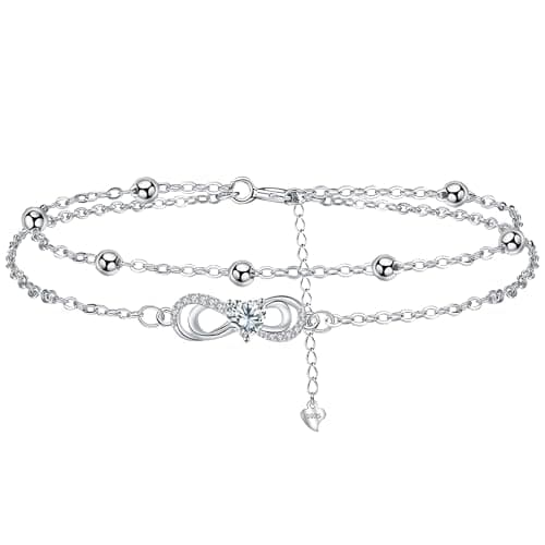 Bracelet Argent Sterling 925 Yinsen Femmes Reglable Cadeau Noël Anniversaire Fête des Mères Maman
