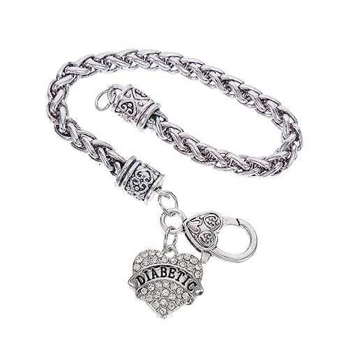 GALPADA Bijou Coeur Strass 5 Pièces Amitié Bracelet Couple Décoratif Charme Couleur Délicat — argent