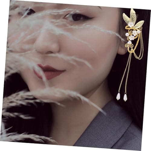 FOMIYES 2 pièces boucles oreilles avec clips pendants décoratifs pour femmes durables et élégants accessoires mode pour