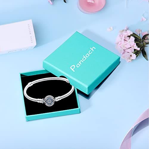 Bracelet Pandora Femme Charmes Coeur Ortie Argent 925 Cadeau Noël Anniversaire Mères
