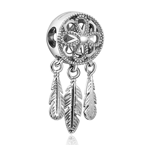 Amuefer 925 argent charms bracelet collier pendentif perles charmé papillons, amour, cadeaux pour mère anniversaire, tor — F-Acchiappasogni