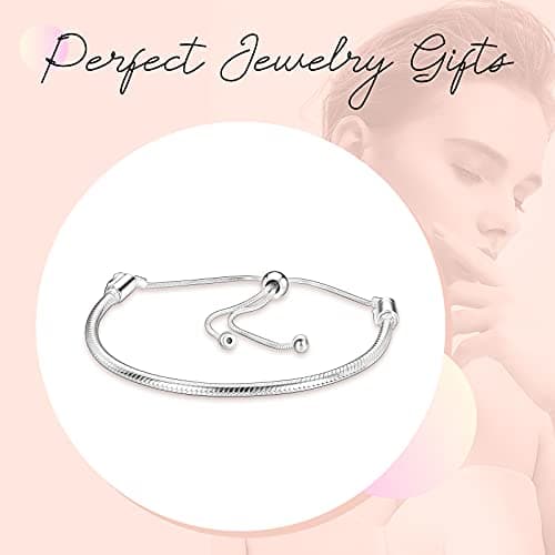 LaMenars Women's Fashion Necklace 925 Perles en argent sterling bijoux pour Halloween Cadeaux Femmes Filles Anniversaire