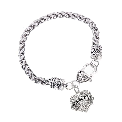 GALPADA Bijou Coeur Strass 5 Pièces Amitié Bracelet Couple Décoratif Charme Couleur Délicat — argentx2pcs