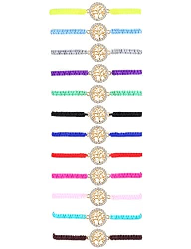 Adramata Infinity Arbre de Vie Bracelet d'Amitié Assorti pour Femmes - Réglable et Empilable | Maison Fait Main Recyclé — Arbre de la vie
