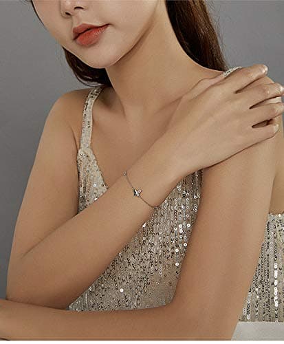 LOKILOKI Bracelet Argent Sterling 925 Homard Fermoir pour Femmes Populaire Cadeau Bijoux OOTD