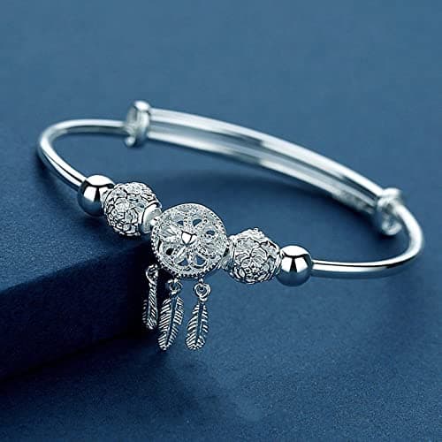 Bracelet en argent YITAIYUAN pour femme, attrape-rêves créatif, cadeau pour anniversaire de Noël, meilleure amie