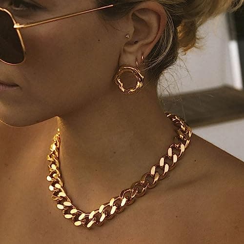 Collier chunk Orion Or Gothique Épais Pour Femmes Et Filles

Collier Chaine ChunkChunky Vintage Cubaine Or Pour Femmes