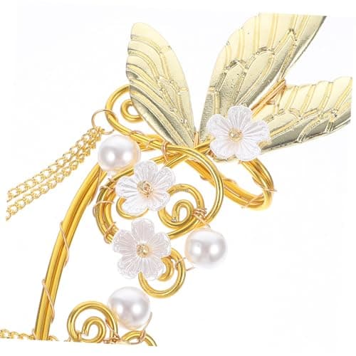 TOPPERFUN Boucles Oreilles Clips Dorées 2 Pièces pour Femmes Élégantes Fêtes Occasions Sans Perçage