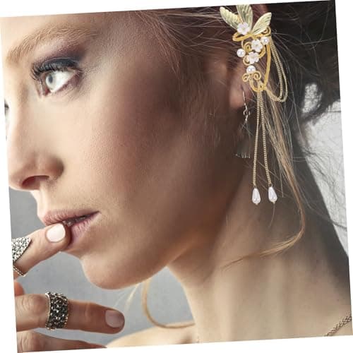 BESPORTBLE Boucles Oreilles Clip Élégantes 2 Pièces Décoratives et Légères pour Femmes et Jeunes Filles Élégantes Événem
