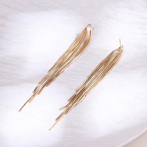 Adramata Boucles d'Oreilles Femme Or Hypoallergénique 18K Tige Acier Inoxydable Boucles d'Oreilles Femme Fantaisie Penda